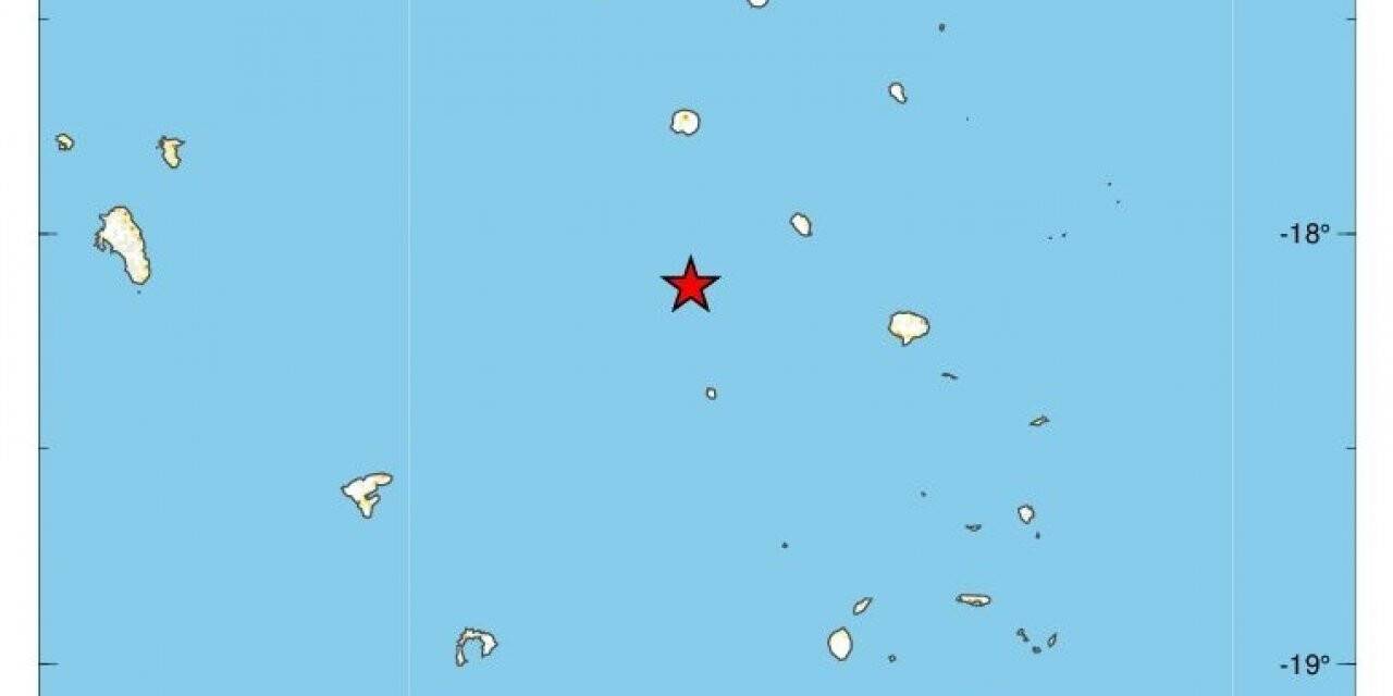 Fiji açıklarında 6.1 büyüklüğünde deprem