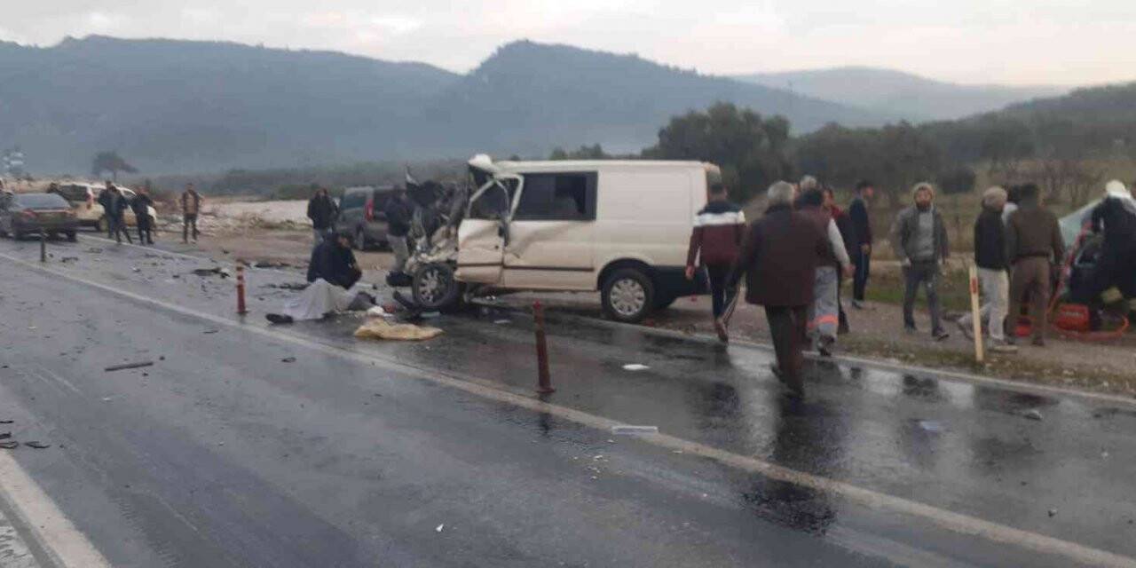 Aydın’da zincirleme trafik kazası: 1 ölü