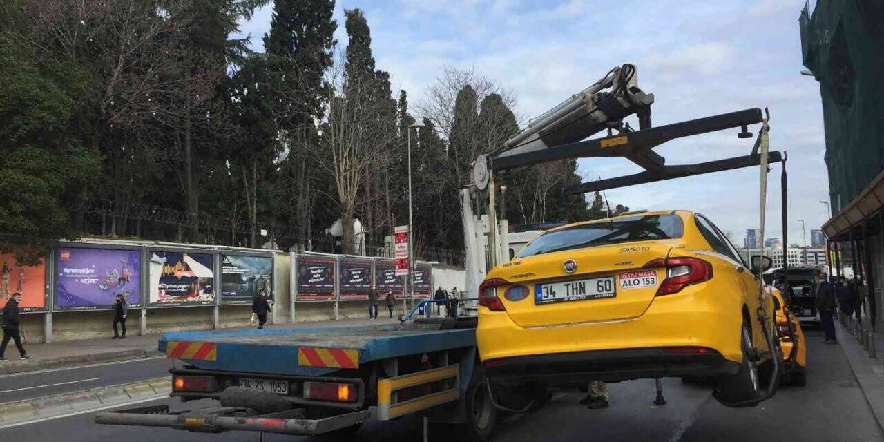 Şişli’de ticari taksilere denetim
