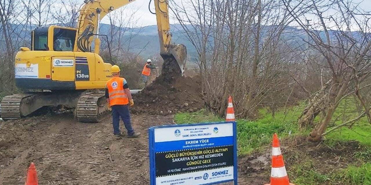 SASKİ’den Geyve’ye yeni içme suyu hattı