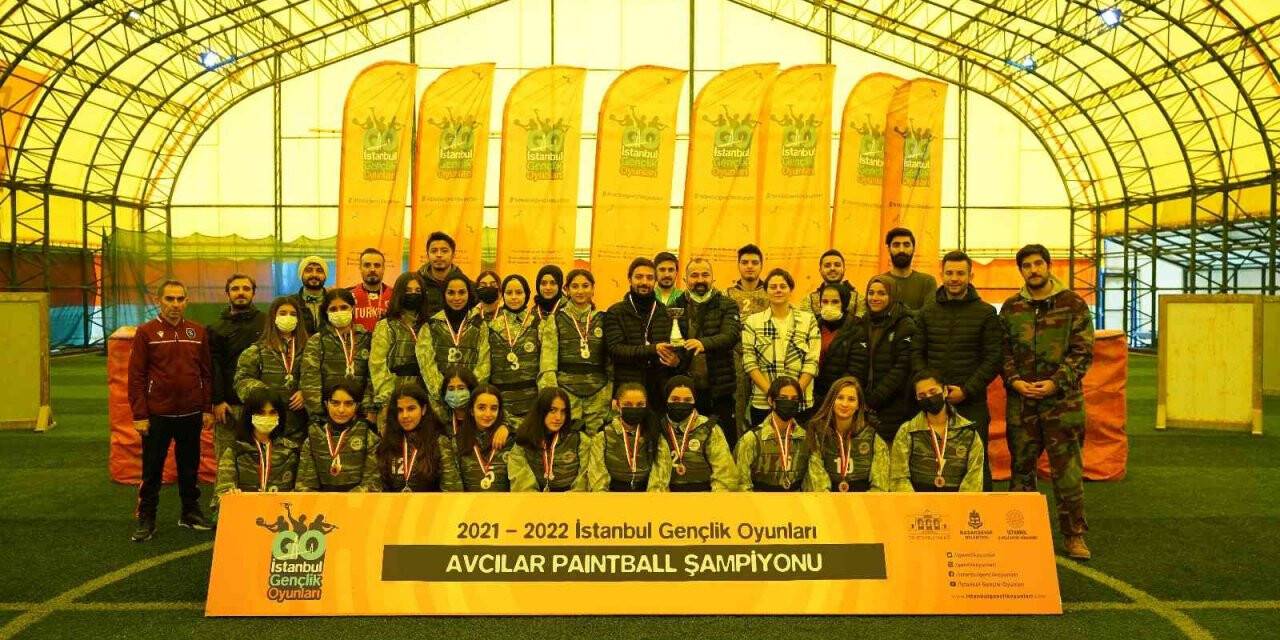 İstanbul Gençlik Oyunları’nda Avcılar paintball şampiyonu belli oldu
