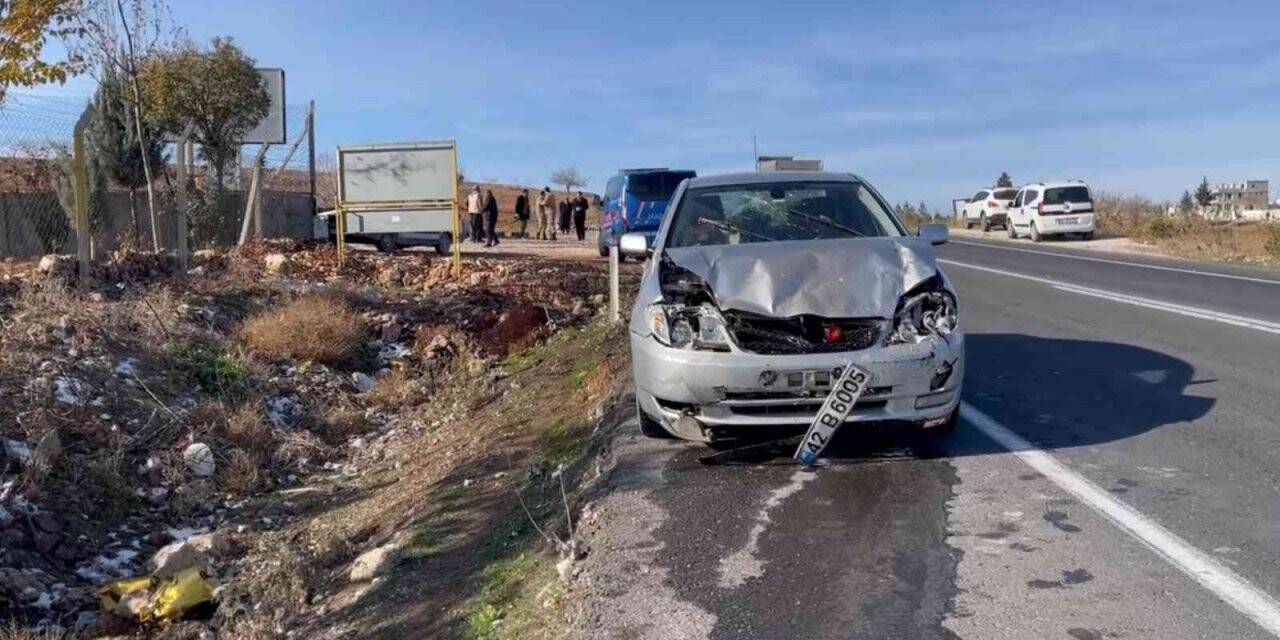 Şanlıurfa’da otomobiller çarpıştı: 2 yaralı