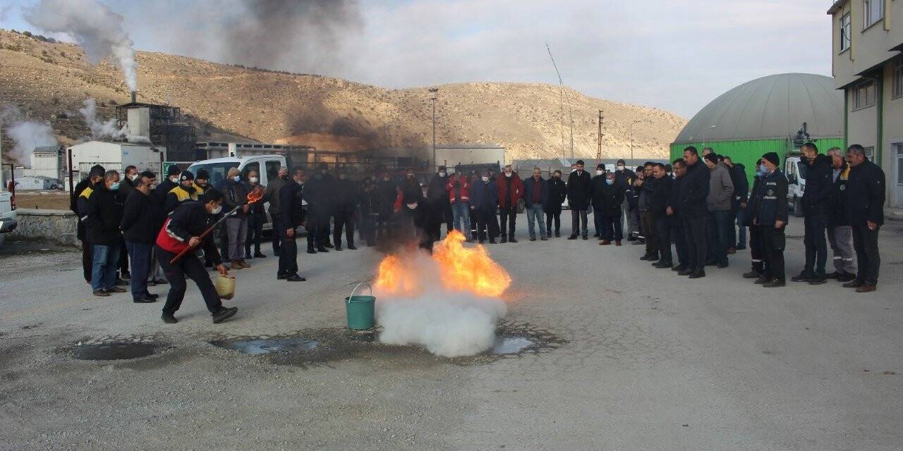 Malatya’da yangın ve kurtarma eğitimi