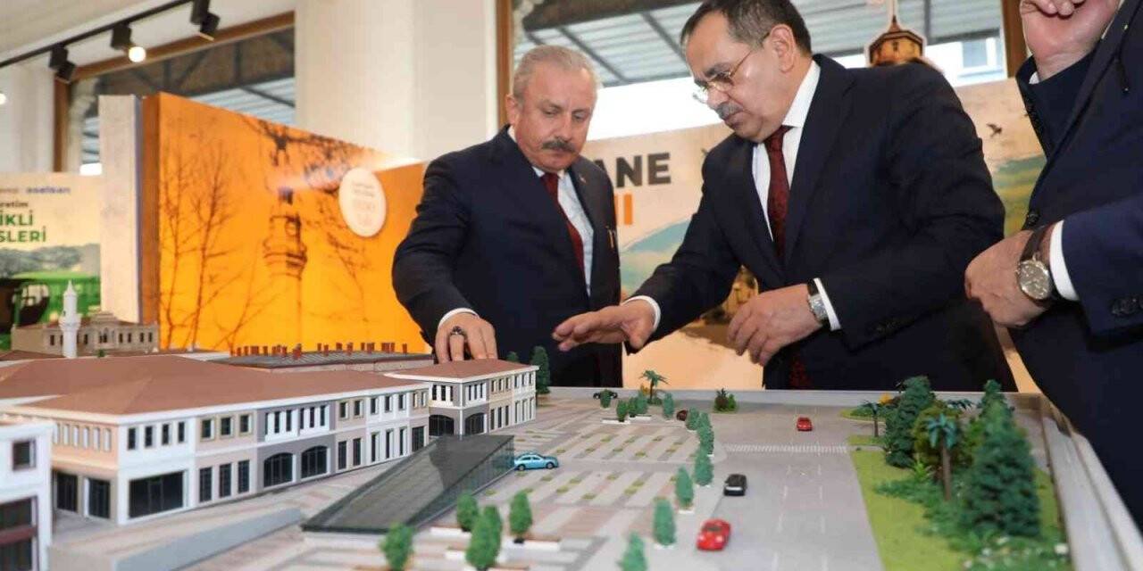 TBMM Başkanı Şentop, Saathane Meydanı projesini inceledi