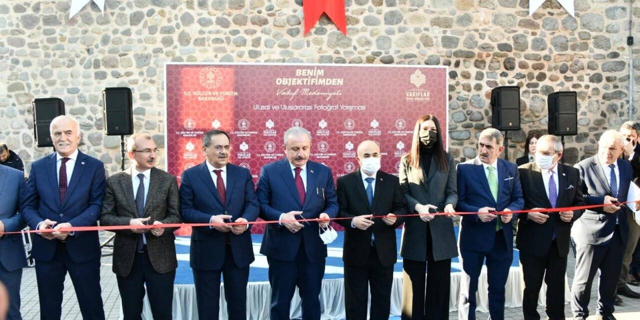 Vakıf medeniyetini anlatan sergi TBMM Başkanı Şentop’un katılımıyla Samsun’da açıldı