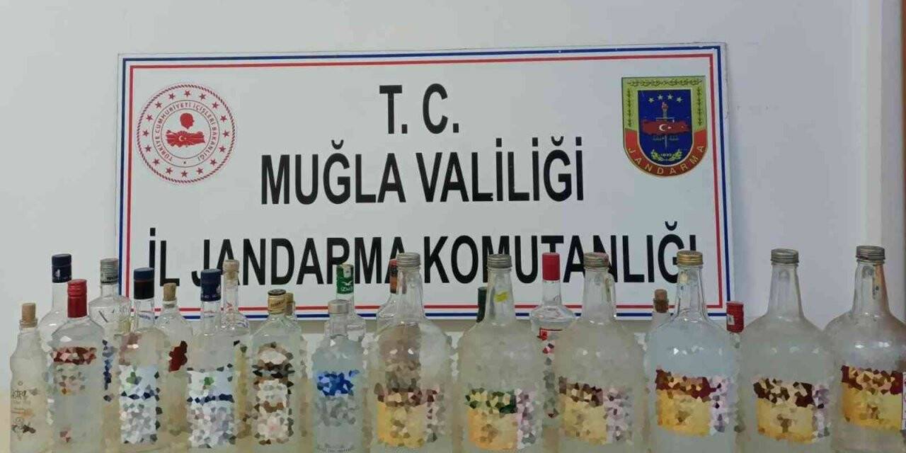 Ula’da 259 litre kaçak alkol ele geçirildi