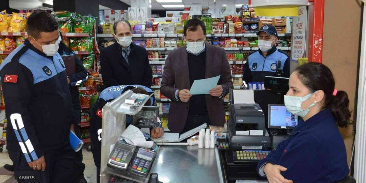 Süleymanpaşa’da market denetimleri