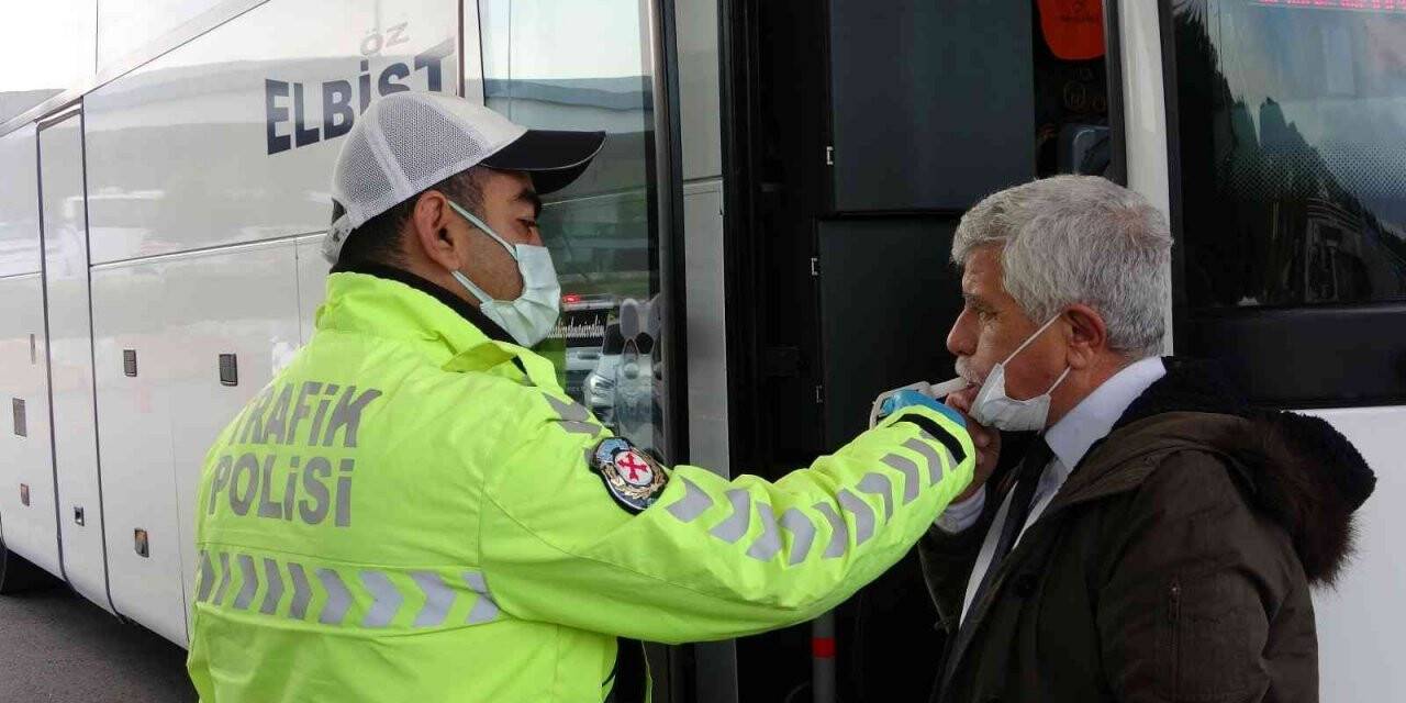 Mersin’de yolcu otobüslerine kış denetimi