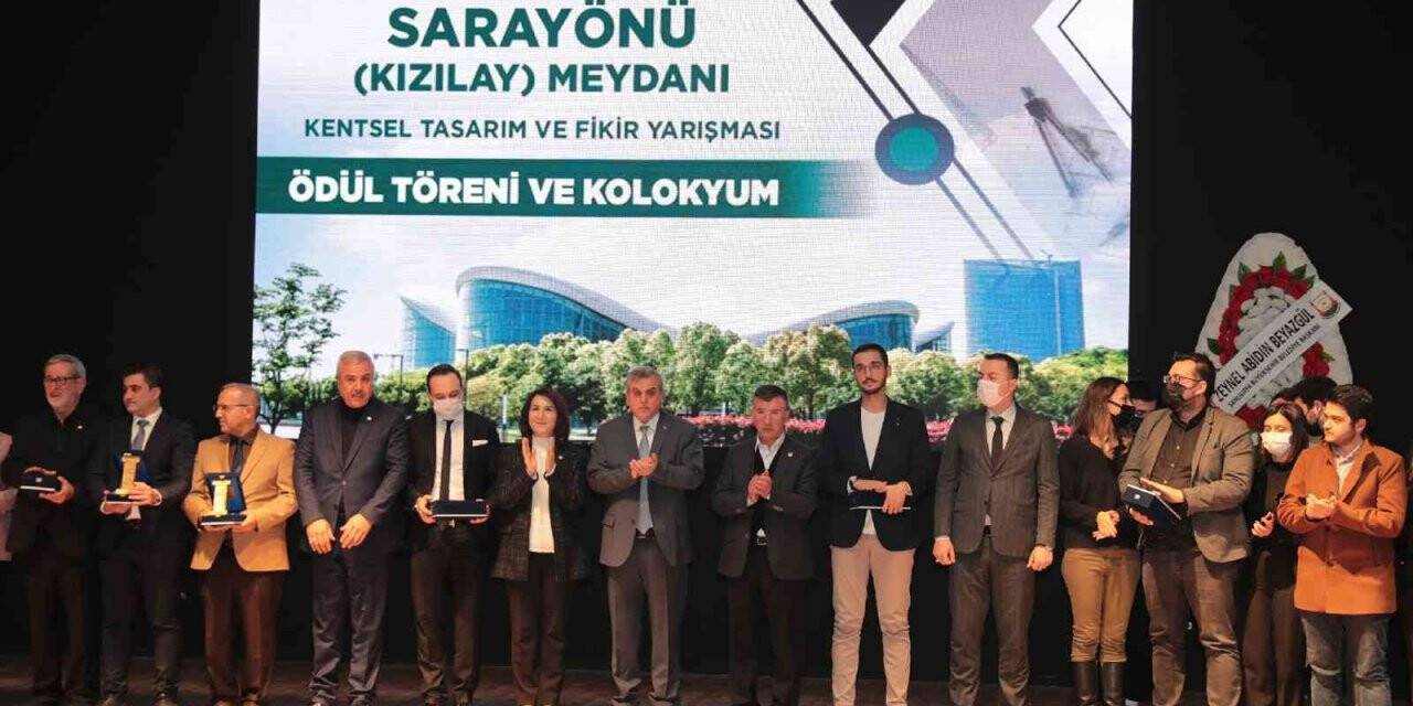 Kızılay Kentsel Tasarım Yarışmasında ödüller sahiplerini buldu