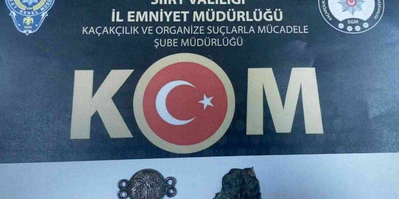Siirt’te sikke ve obje ele geçirildi