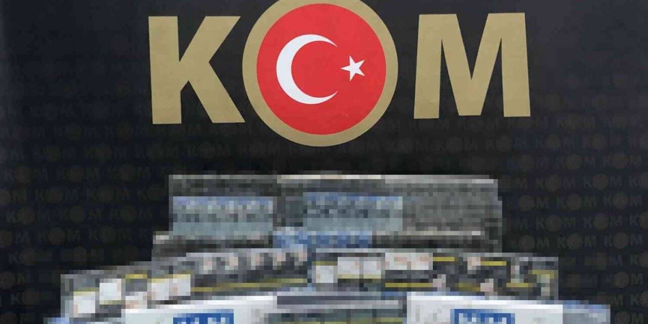 Siirt’te 2 bin 770 bin paket kaçak sigara ele geçirildi