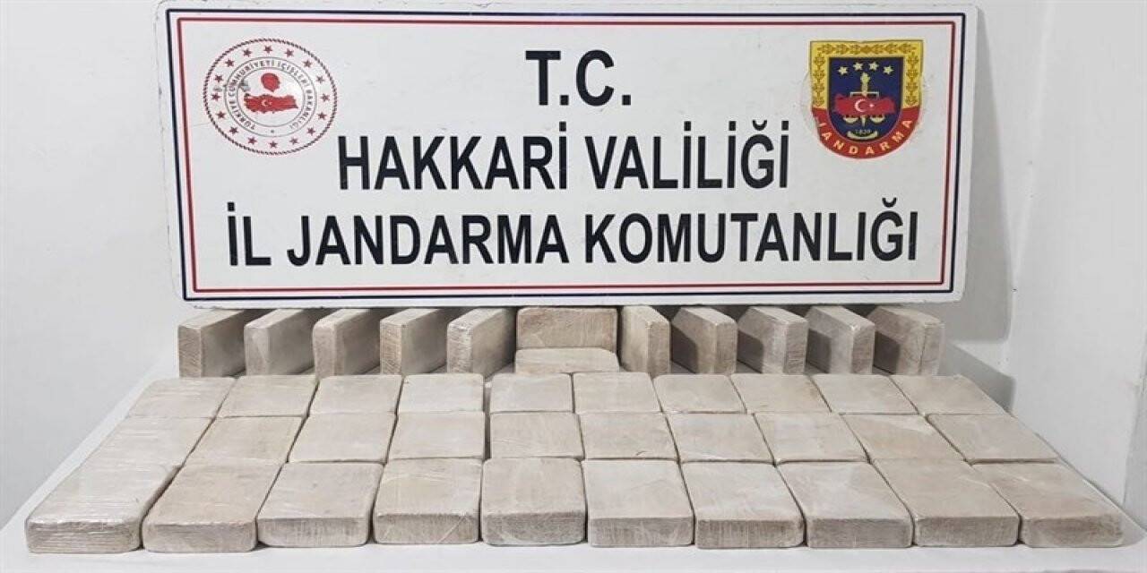 Şemdinli’de 44 kilo eroin ele geçirildi