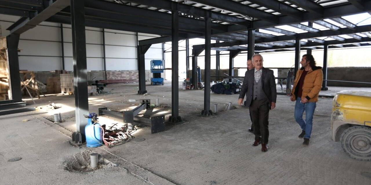 Başkan Aygün, devam eden çalışmaları inceledi