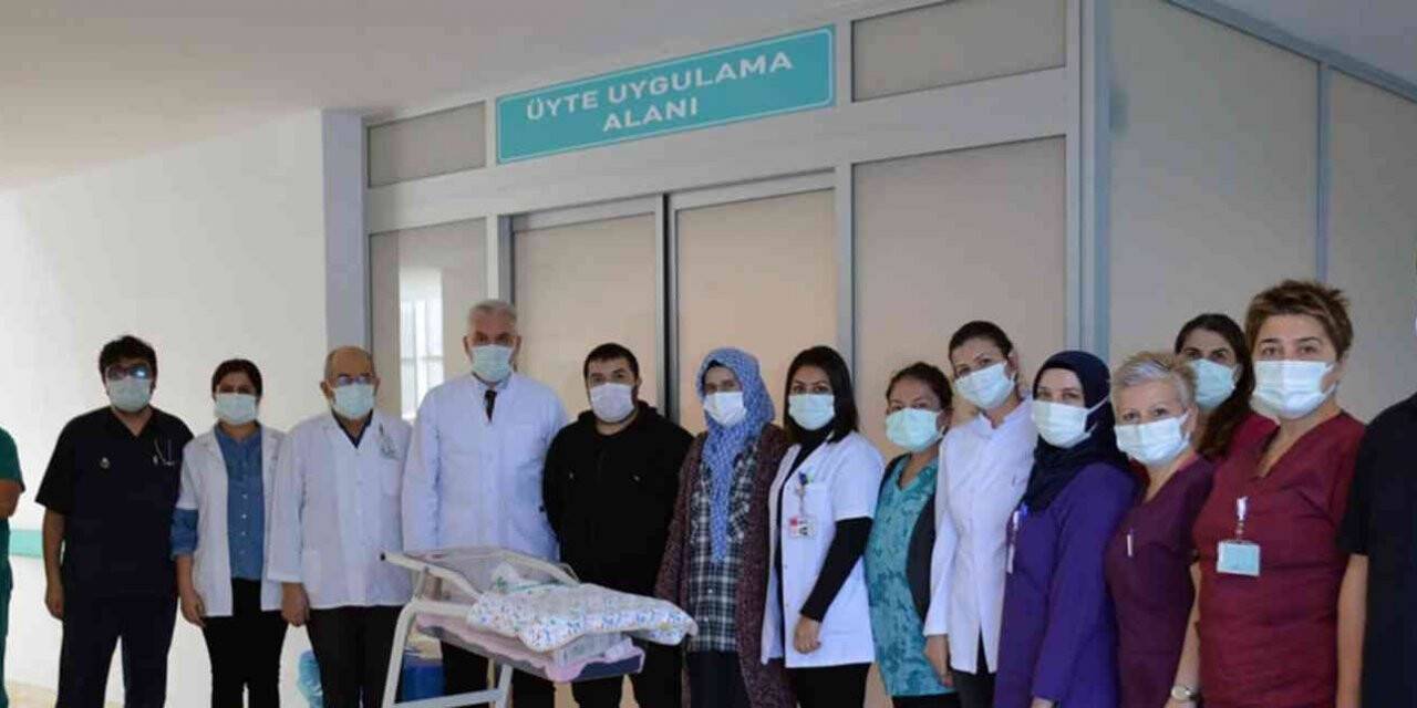 Muğla Eğitim Araştırma’nın ilk tüp bebeği