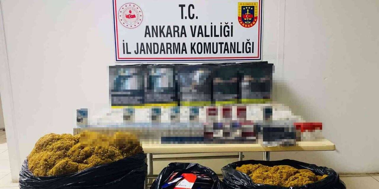 Başkent’te kaçak ve bandrolsüz tütün operasyonu
