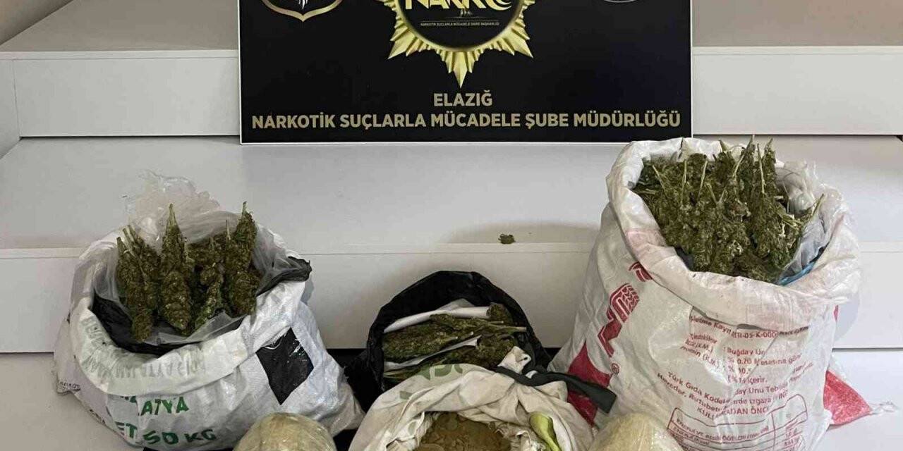 Elazığ’da uyuşturucuya geçit yok: 1 gözaltı
