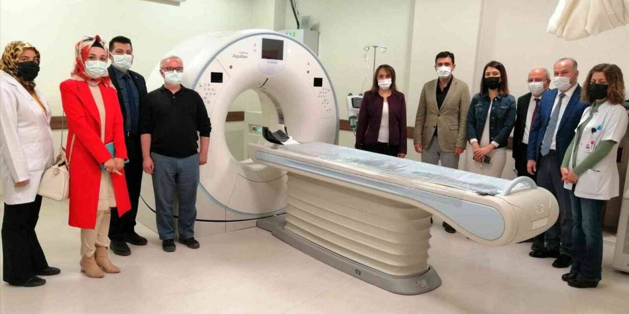 Tavas Devlet Hastanesi’nde bilgisayarlı tomografi cihazı yenilendi