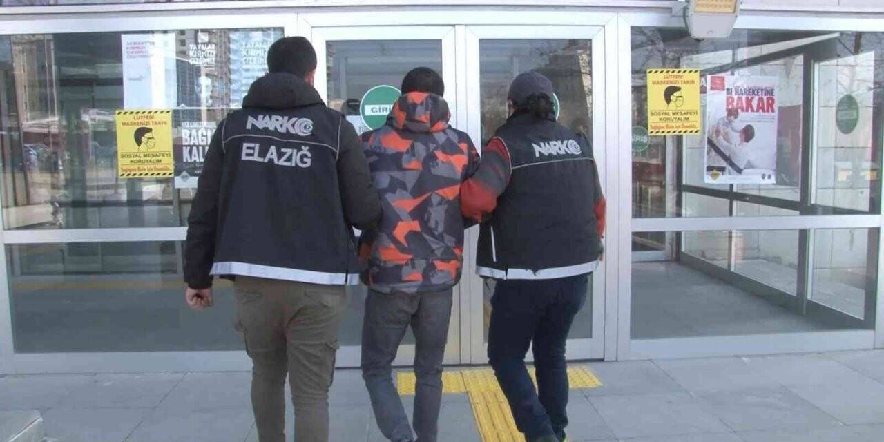 Elazığ’daki uyuşturucuya operasyonda 1 tutuklama
