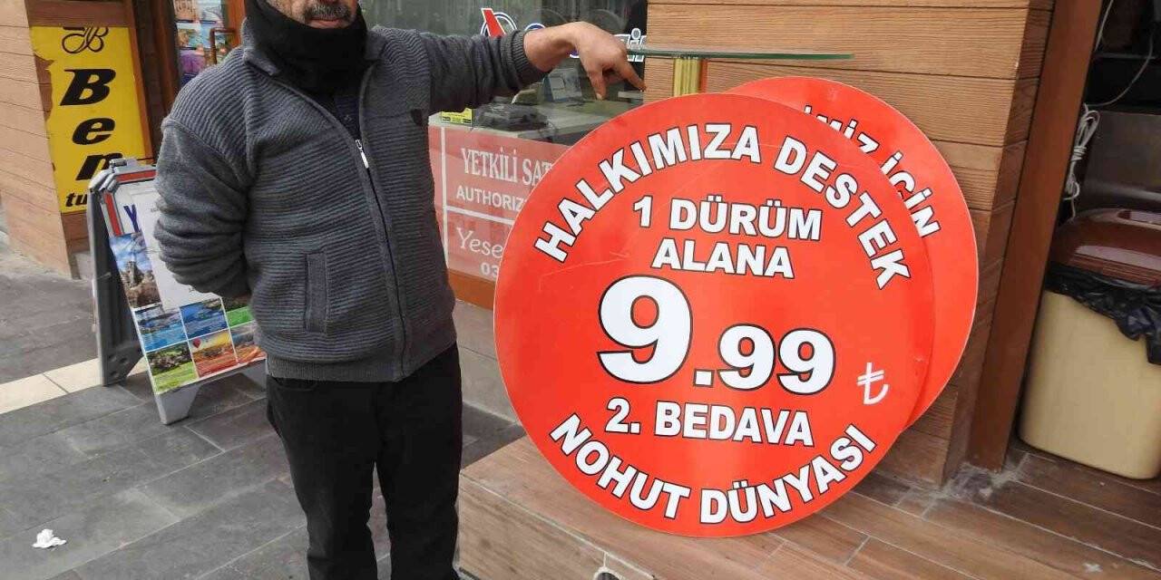 Dolar düştü, nohut dürümde kampanya başladı