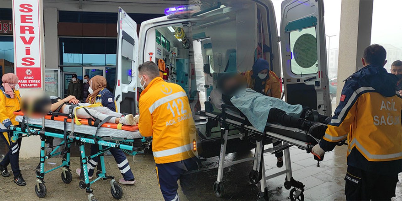 Konya'da bıçaklı kavgada iki kişi yaralandı