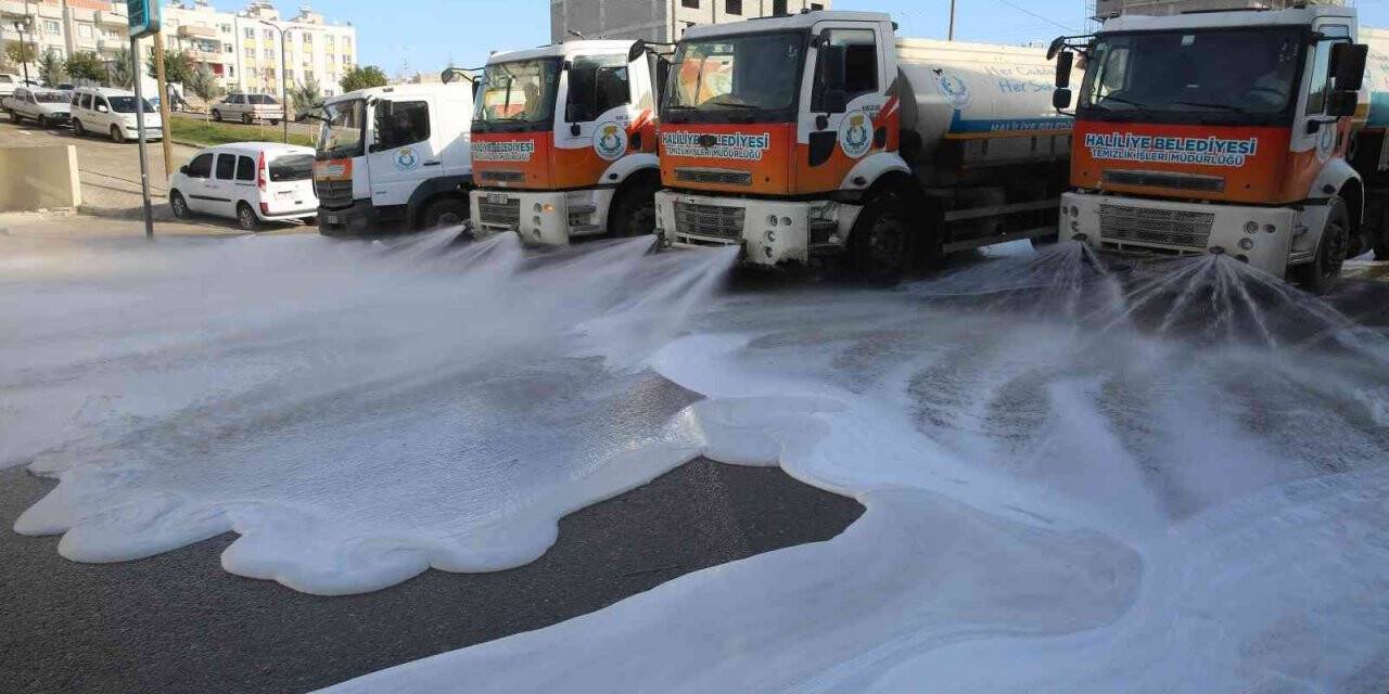Haliliye’de salgınla mücadele devam ediyor