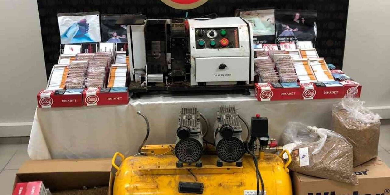 Sivas’ta kaçak tütün uygulaması, 1 gözaltı