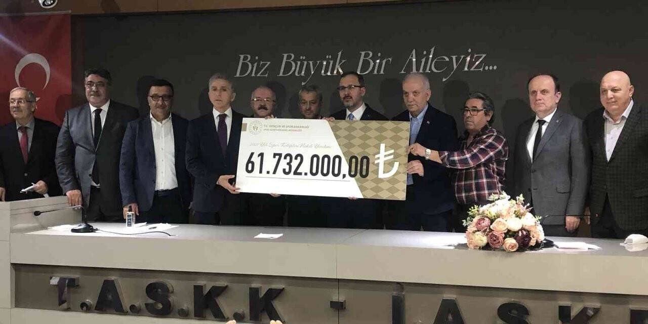 Gençlik ve Spor Bakanlığı’ndan amatör spor kulüplerine dev destek