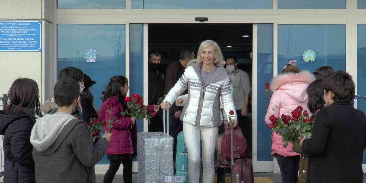 Erciyes’e ilk Ukraynalı turist kafilesi geldi