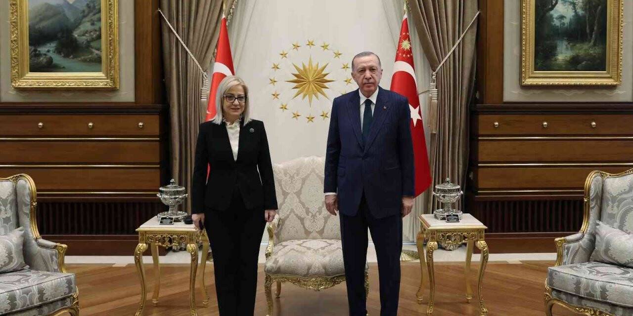 Cumhurbaşkanı Erdoğan, Arnavutluk Meclis  Başkanı Nikolla’yı kabul etti