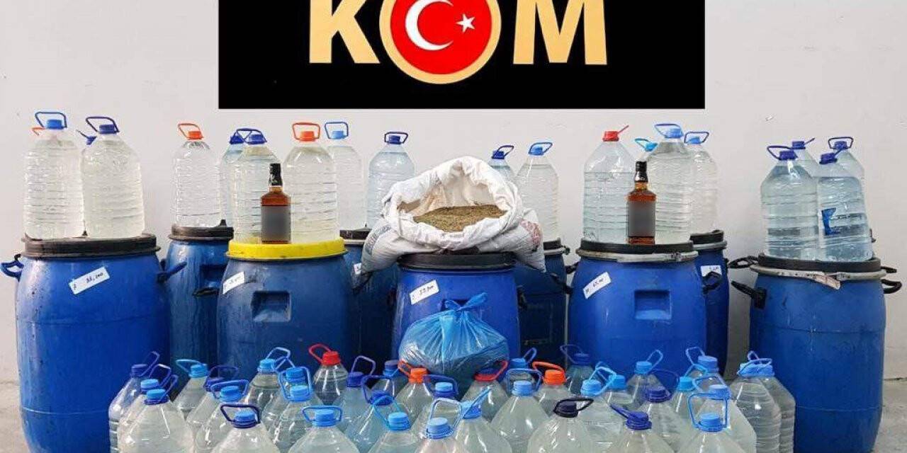 Çorum polisinden sahte içki operasyonu