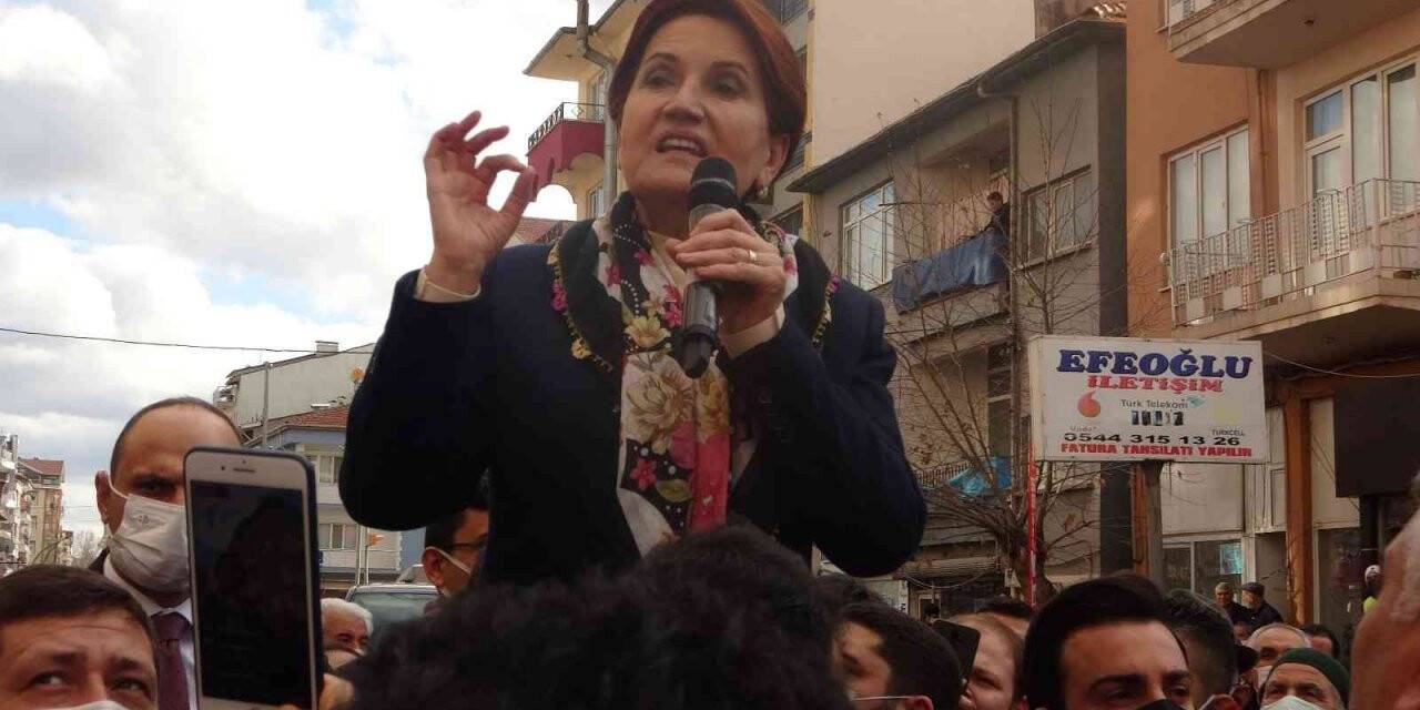 Uşak’ta Akşener’e şok protesto