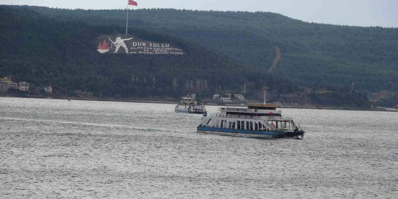 Gökçeada seferlerine fırtına engeli