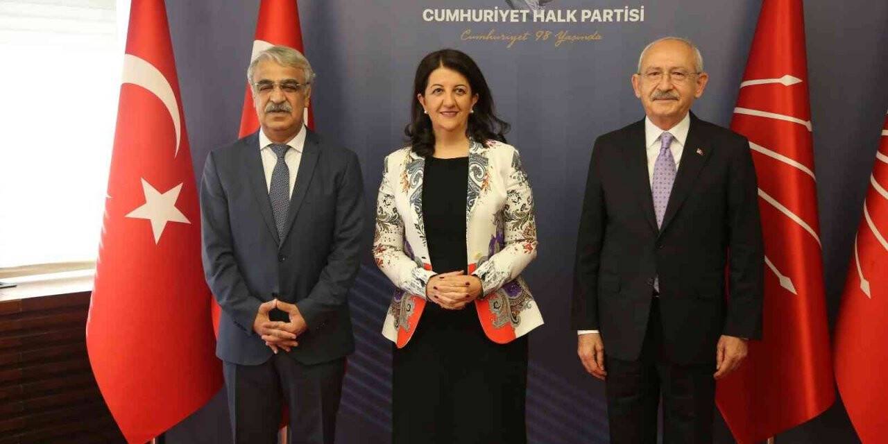 Pervin Buldan ve Mithat Sancar’dan CHP’ye ziyaret