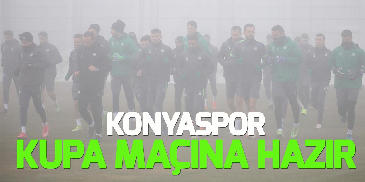Konyaspor, Ümraniyespor maçı hazırlıklarını tamamladı