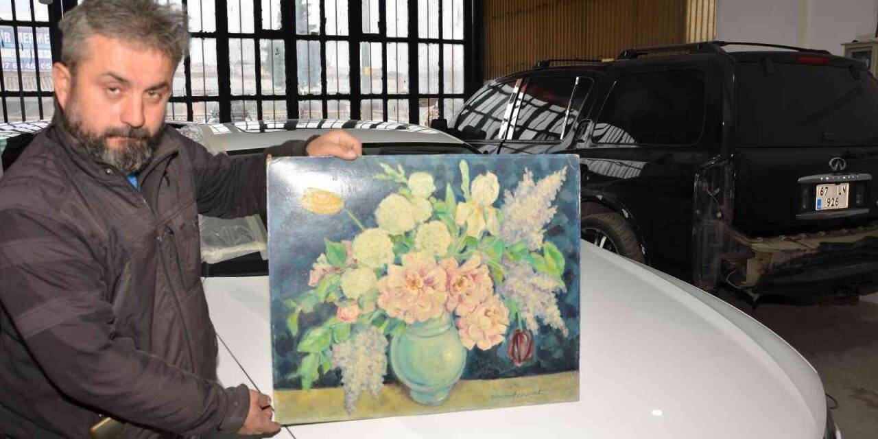 Eskici pazarından aldığı tablodaki saç telinin Van Gogh’a ait olduğunu iddia etti