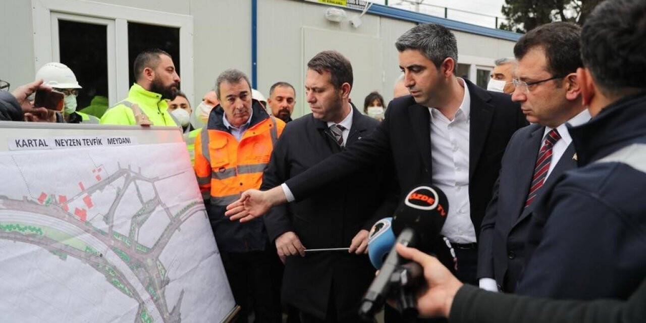İBB Başkanı Ekrem İmamoğlu Kartal’daki proje alanında incelemelerde bulundu