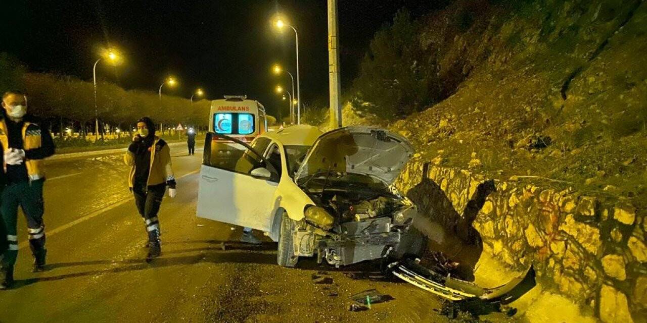 Gizli buzlanma kazaya sebep oldu, 1 kişi yaralandı