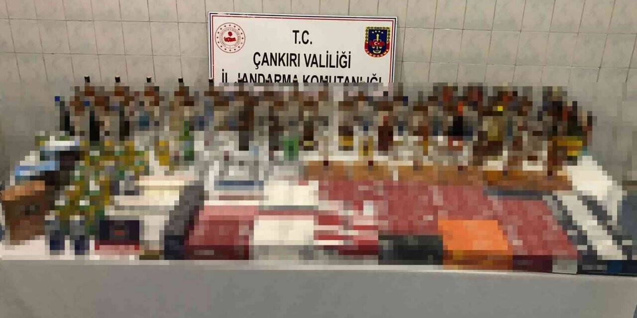 Çankırı’da geniş çaplı kaçak içki ve uyuşturucu operasyonu: 6 gözaltı