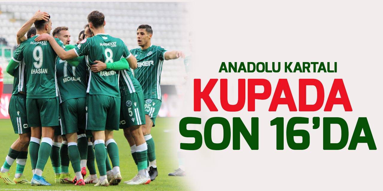 Konyaspor, Ziraat Türkiye Kupası'nda  son 16'da
