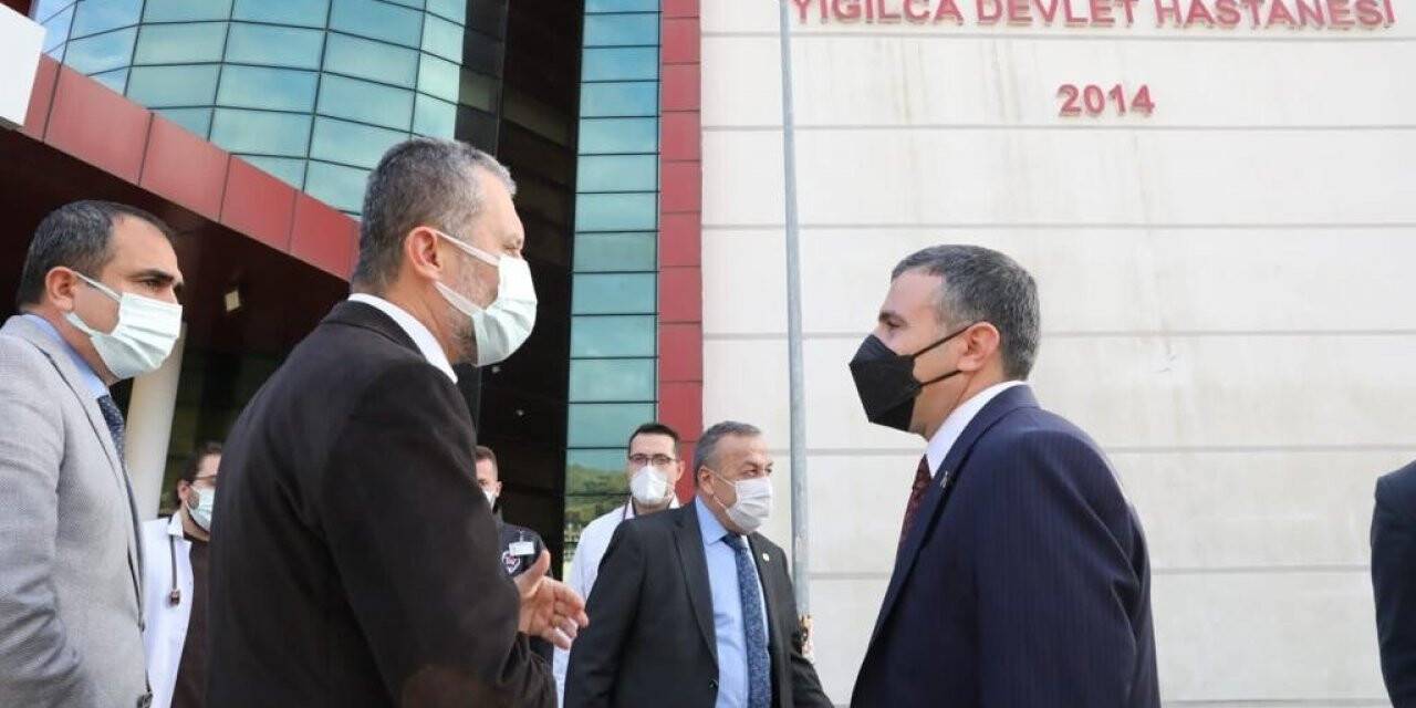 Vali Atay, Yığılca Devlet Hastanesi’ni ziyaret etti