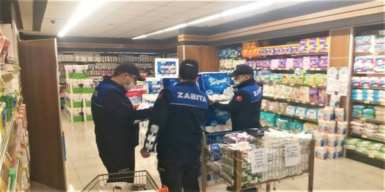 Sandıklı’da zincir marketlere yönelik denetim