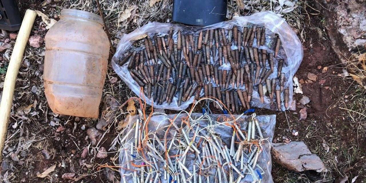 Tunceli’de çok sayıda mühimmat ele geçirilirken, 1 şüpheli gözaltına alındı