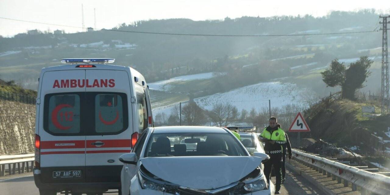 Sinop’ta trafik kazası