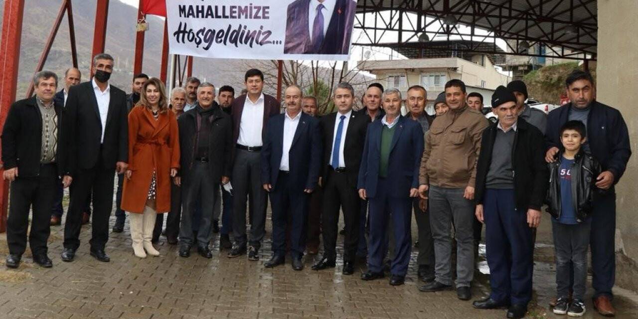 Başkan Özcan, keşkek hayrına katıldı