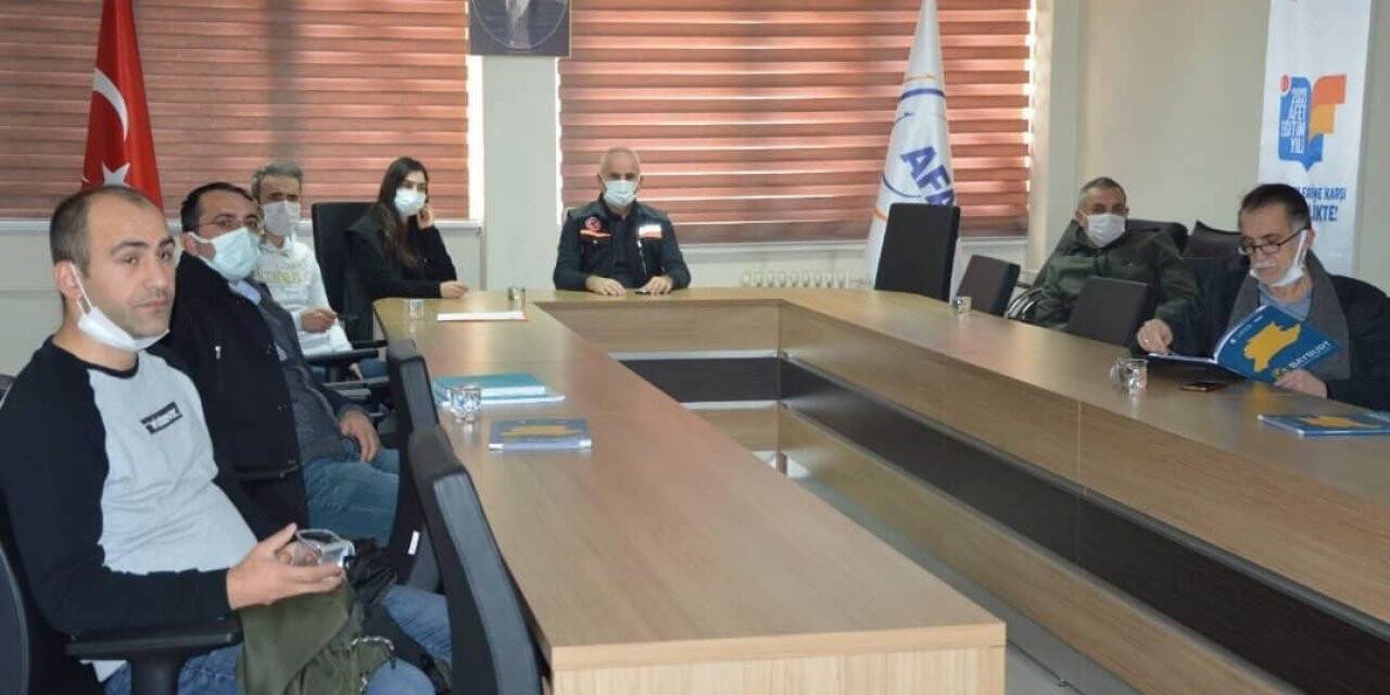 Türkiye Afet Risk Azaltma Planı çalıştayı yapıldı