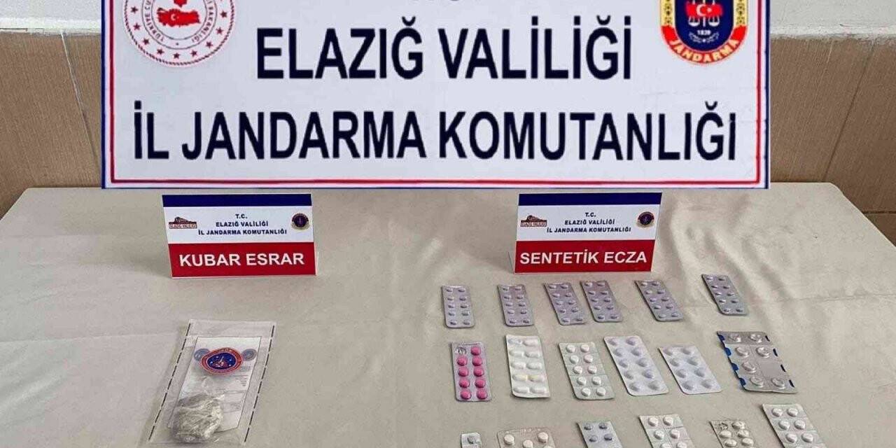 Elazığ’da 149 adet kırmızı reçeteli ilaç ele geçirildi