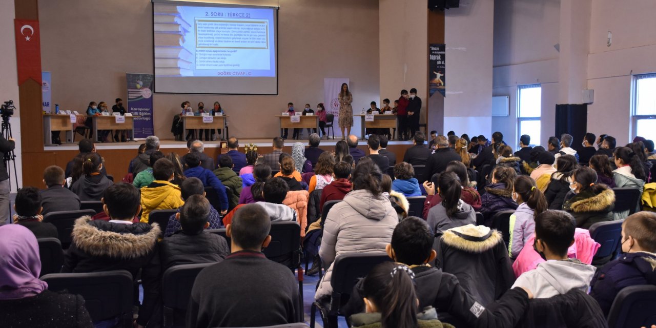 Karapınar'da ortaokullar arası bilgi yarışması sonuçlandı
