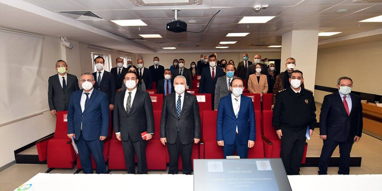 Tekirdağ’da bağımlılıkla mücadele toplantısı