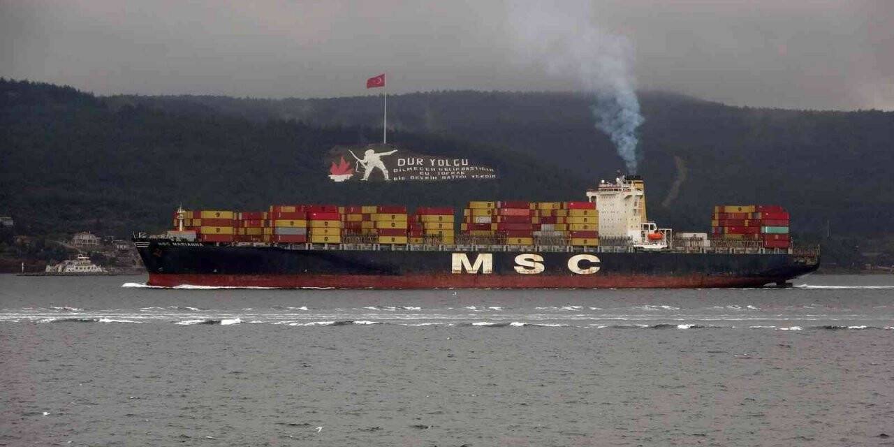 Çanakkale Boğazı tek yönlü gemi trafiğine kapatıldı