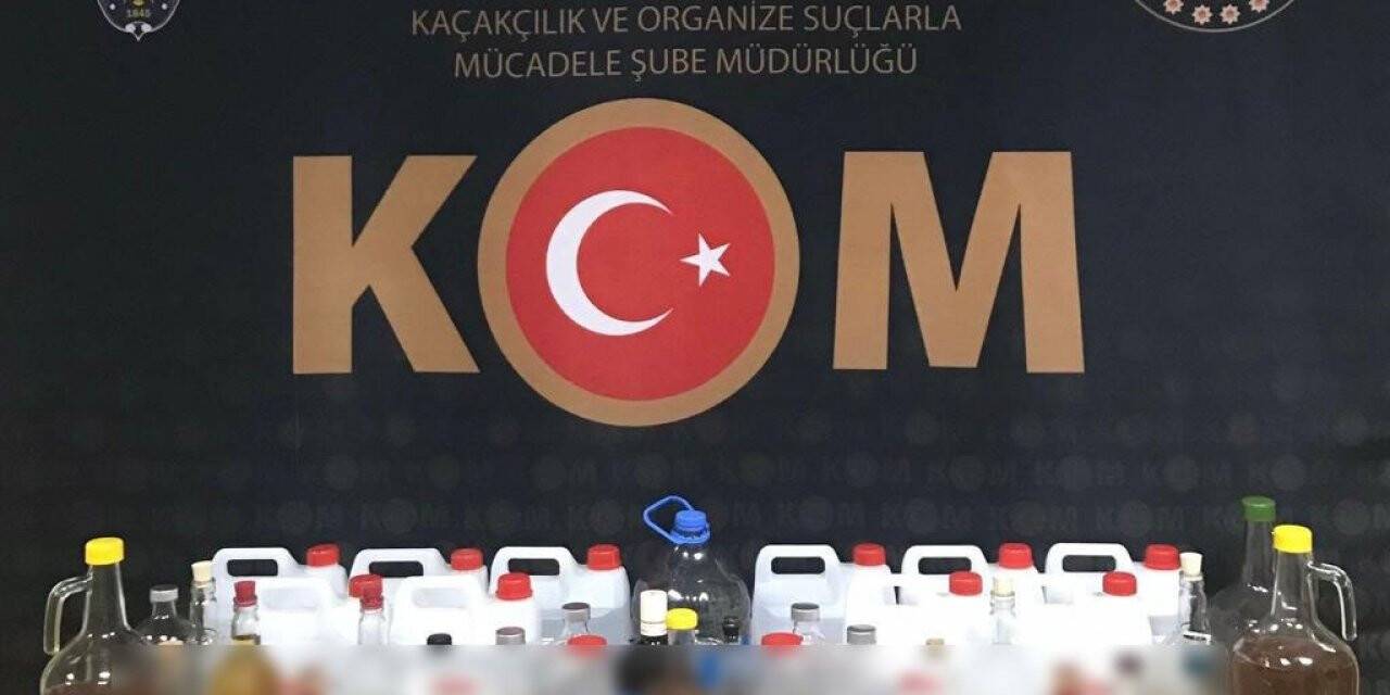 Tokat’ta yılbaşı öncesi sahte alkol operasyonu